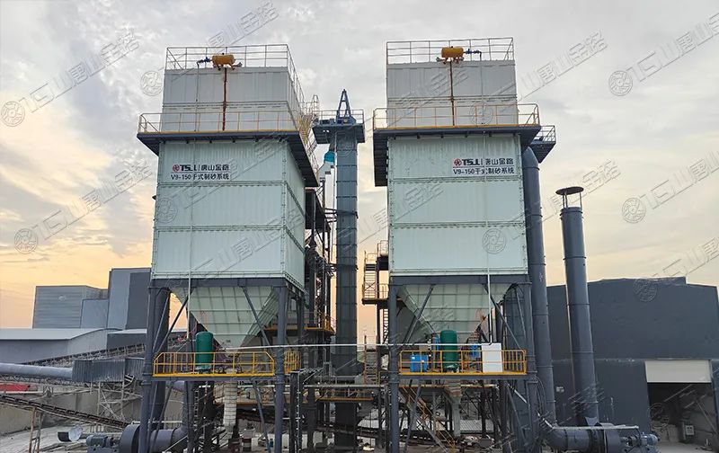 新項(xiàng)目投產(chǎn)！浙江寧波水洗改干法項(xiàng)目制砂樓調(diào)試出砂